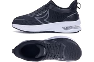 GOOBON Wide Toe Box Running Shoes Women Walking Sneakers Wide Width Tennis Athletic Shoes