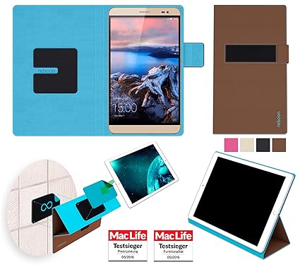 reboon Hülle für Huawei MediaPad X2 Tasche Cover Case Bumper | in Braun | Testsieger
