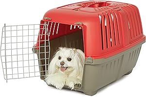 MidWest Homes for Pets Spree Travel Pet Carrier, Dog Carrier Features Easy Assembly and Not The Tedious Nut & Bolt Assembly o