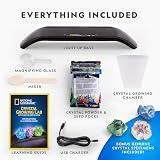 National Geographic Crystal Growing Kit Blue Marble 3 Colors Light Up Display view 5