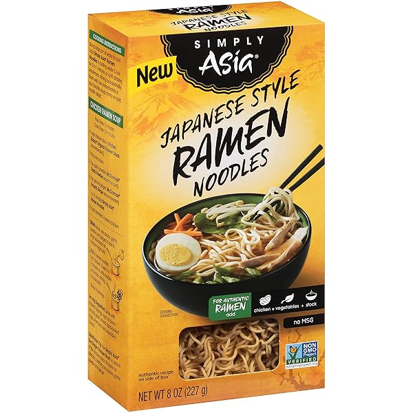 SIMPLY ASIA JAPANESE STYLE RAMEN NOODLES, 8 OZ (PACK OF 6)