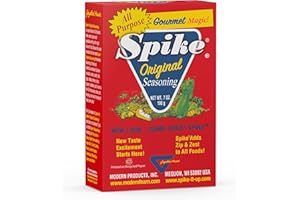 Spike Seasoning, Original Gourmet Magic Seasoning Salt Blend - Seasonings and Spices for Cooking, Popcorn Seasoning, All-Purpose Seasoning for More Flavorful, Healthy Meals, 7 Oz