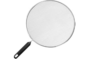 Splatter Screen for Frying Pan Splatter Screen Guard Grease Splatter Guard for Frying Pan Stainless Steel Oil Splatter Guard 