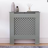 Vida Designs Oxford Radiator Cover Olive Grey Small H82 W78 D19 cm view 2