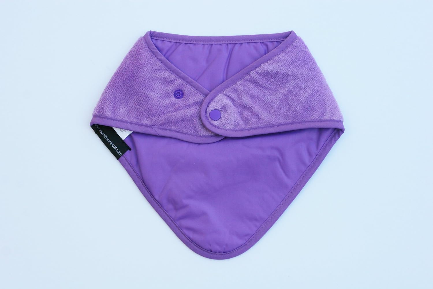 Mum2Mum Plus Special Needs Youth Bandana Bib in Purple - Image 4