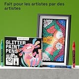 ARTISTRO 12 Acrylic Paint Markers 0.7mm Extra Fine Tip Non-Toxic view 6