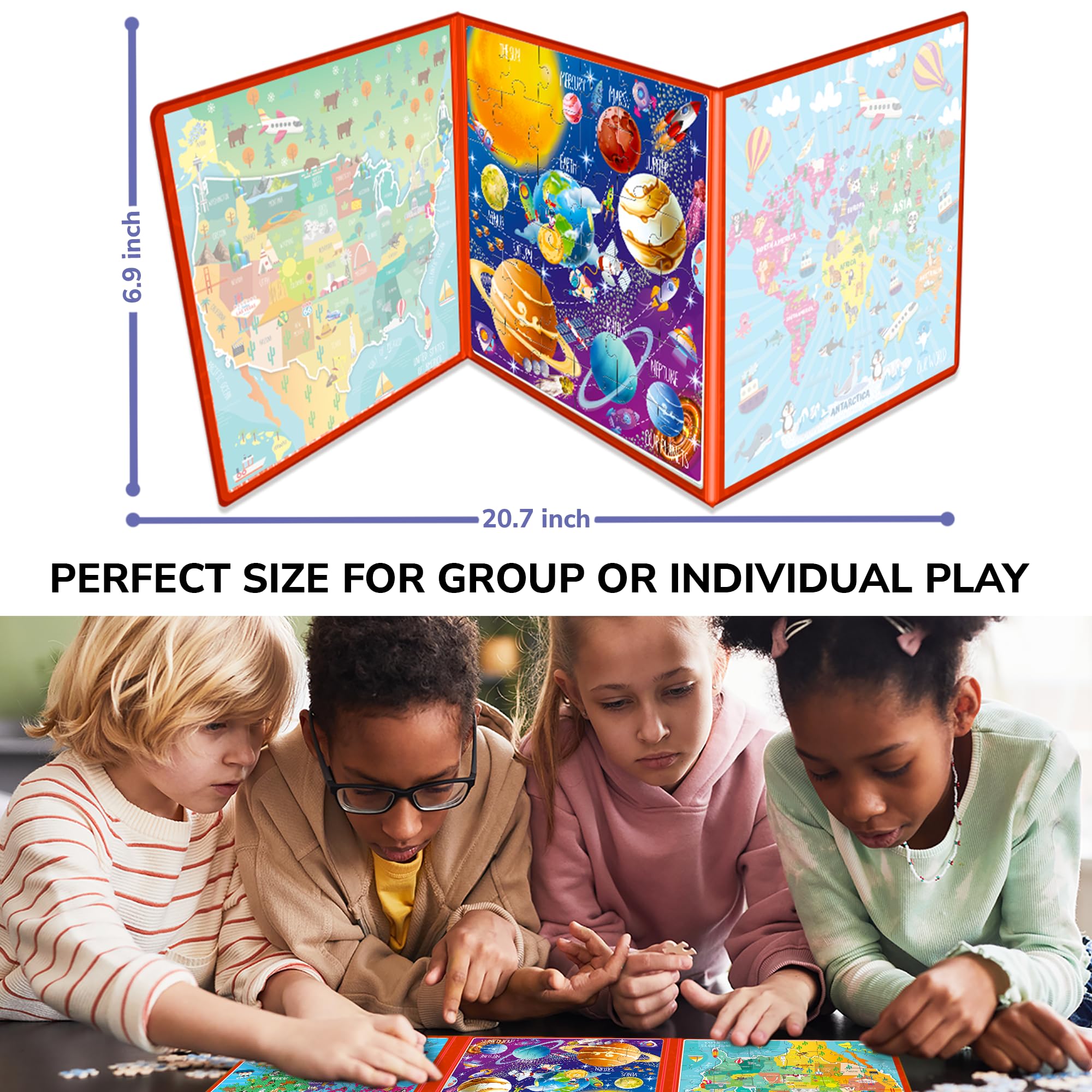 QUOKKA Kids Puzzles for Boys and Girls Magnetic Travel Animal Car