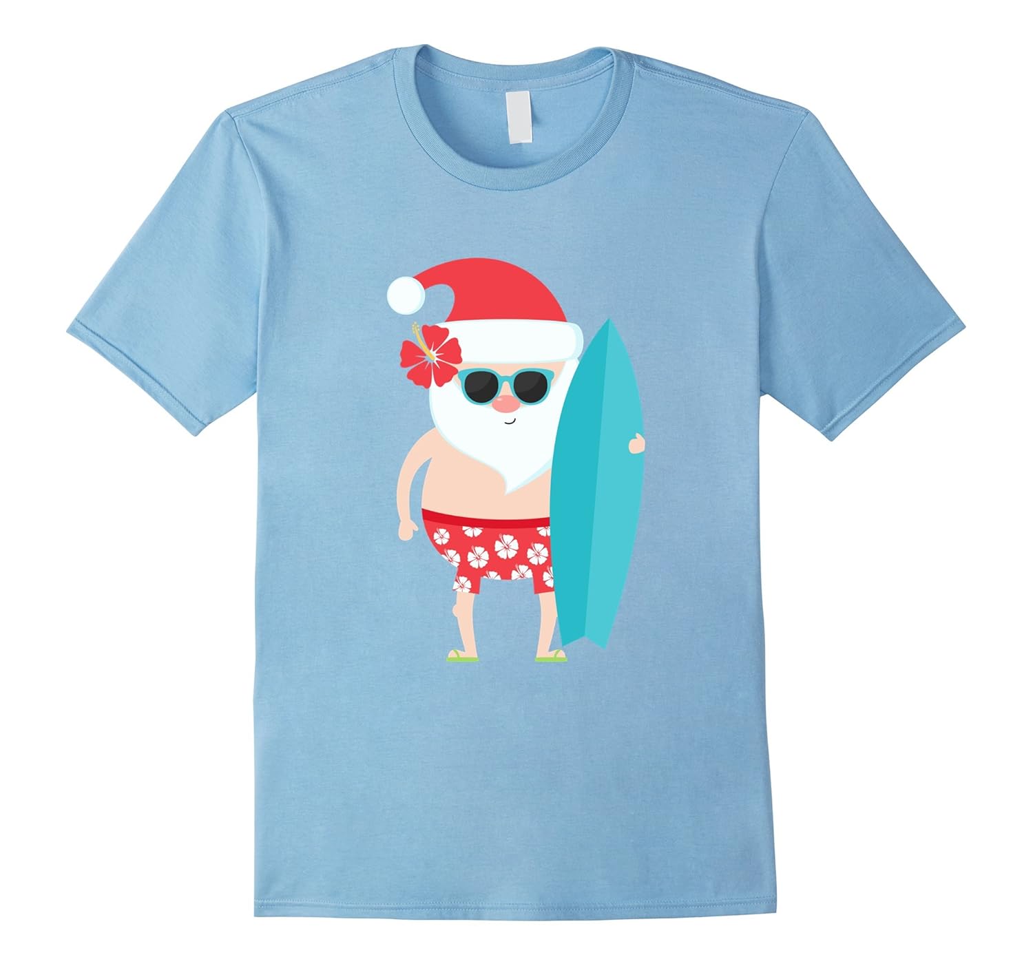 Cute Summer Christmas Santa Surfing Shirt for Surfer Toddler-ANZ