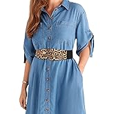 Women Wide Elastic Belt Fashion Stretchy Leopard Waistband for Dress Sweater