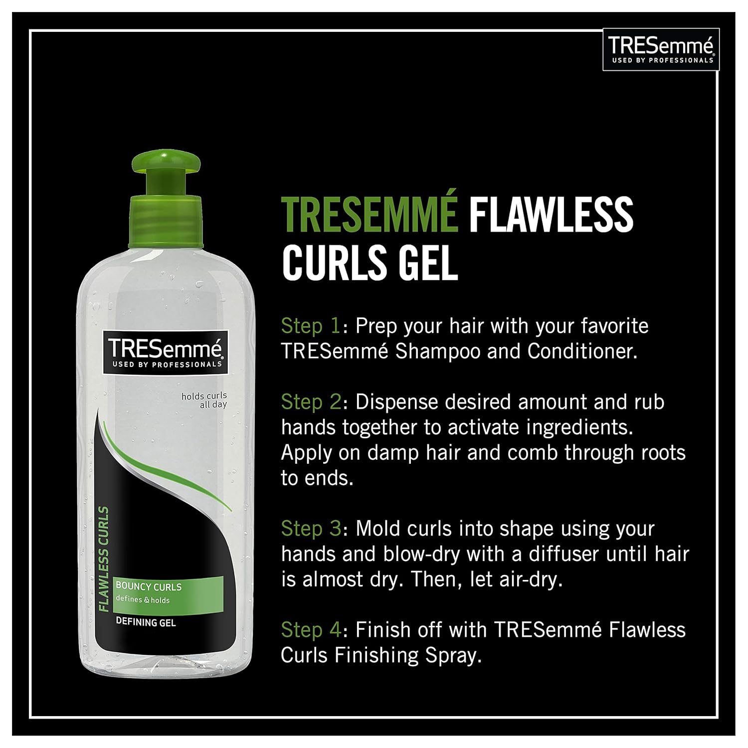 TRESemmé Hair Gel, Flawless Curls, 8 Ounce, Pack of 6: Beauty