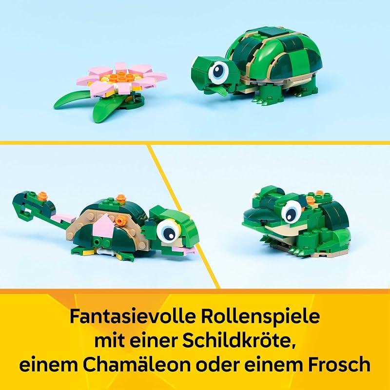 Creator 3in1 Schildkröte mit Seerose 31377