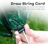 DIVCHI Garden Swing Cover Waterproof Heavy Duty 3 Seater Green view 3