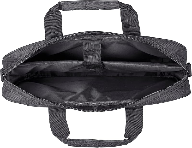Primo Laptoptasche 16 Zoll, Tasche mit Schultergurt, Schwarz