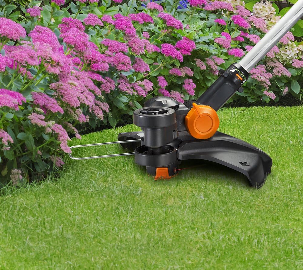 WORX WG170 GT Revolution 20V 12" Grass Trimmer/Edger/Mini-Mower 2 Batteries & Charger Included, Black and Orange : Garden & Outdoor