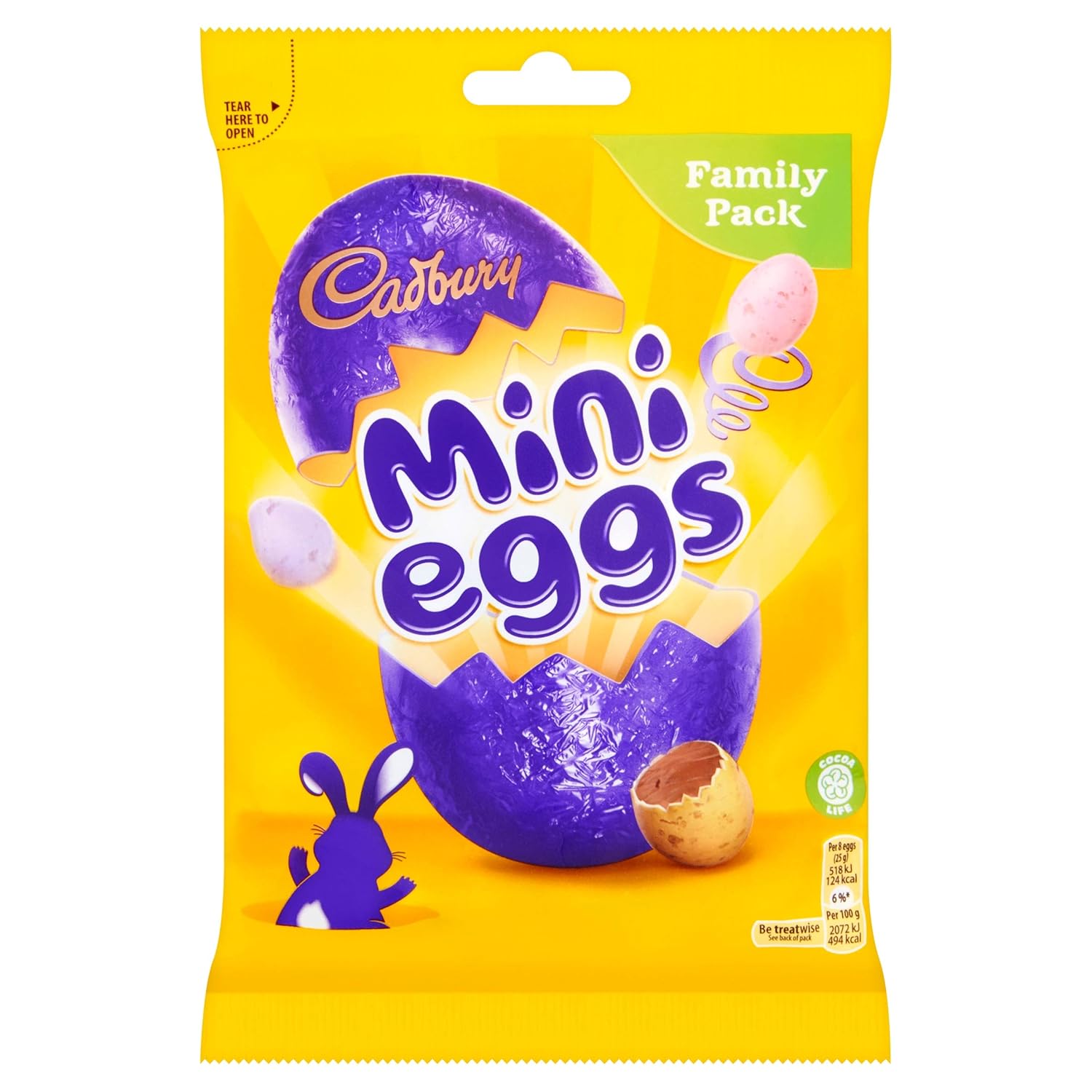 Cadbury Easter Chocolate Mini Eggs Pouch 296g (Pack of 3