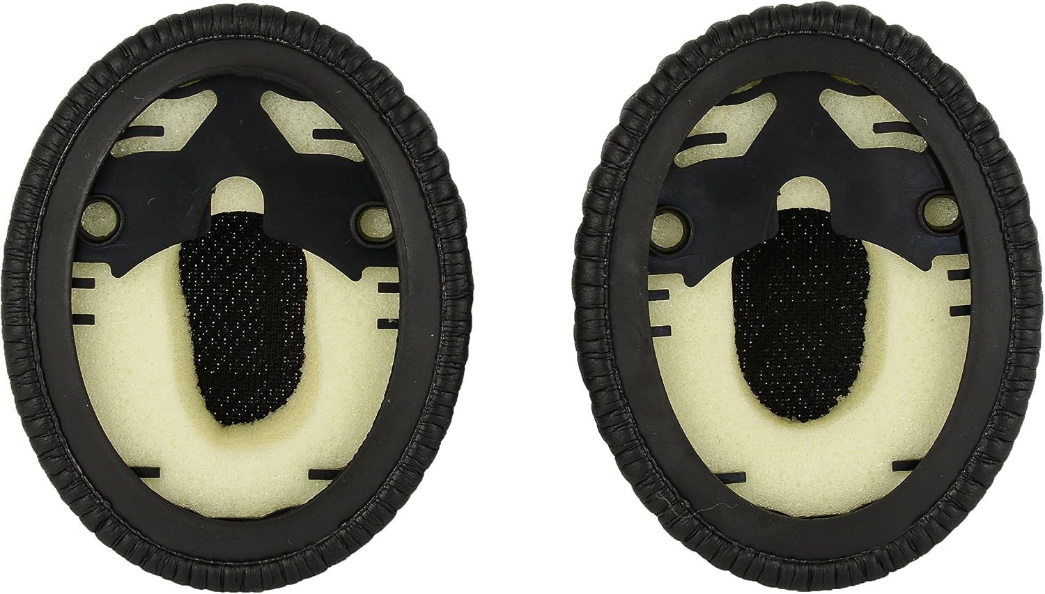 Premium Ear Pads Compatible with Bose QuietComfort 3 (QC3) and Bose On-Ear (OE) Headphones with Grey/Black scrims and L and R Lettering. Premium Protein Leather - Image 5