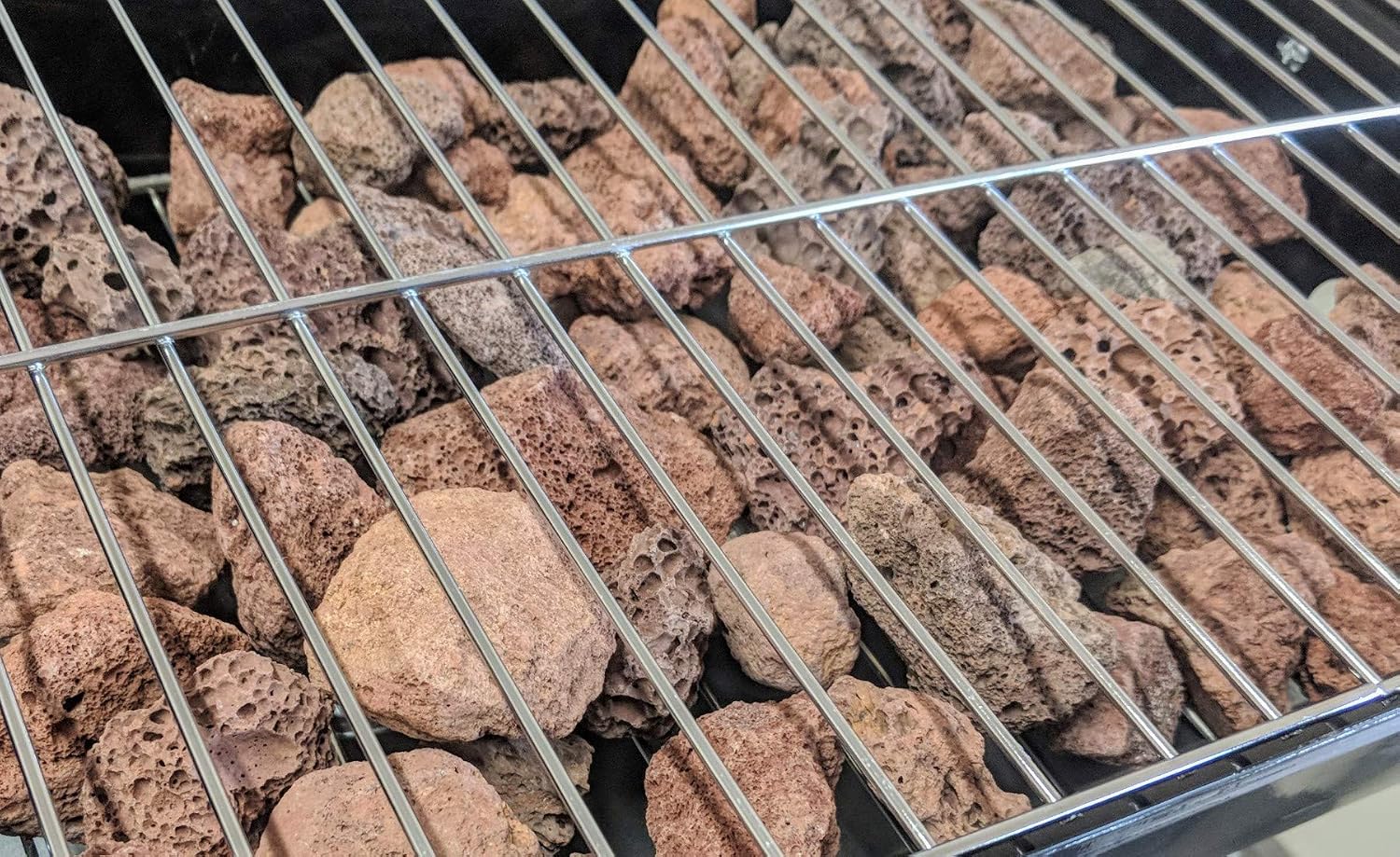 Premium 4KG Natural Volcanic Lava Rocks, 100% Pure Fire Pits & Gas Grills Stones Hand-Sorted (4-8CM)- Ideal for BBQ Aquariums - Image 4