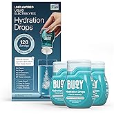 Buoy Electrolyte Drops | 120 Servings | No Sugar, No Sweeteners | 87+ Trace Minerals, Vitamins & Antioxidants | Subtle Mineral Taste | Hydration Supplement - Unflavored 3 Pack