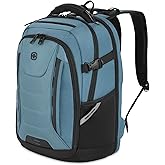 SwissGear Travel Tech Pro Laptop Backpack – Fits Laptops up to 16” – ScanSmart TSA-Friendly Backpack with Multiple Organizer Pockets – Blue
