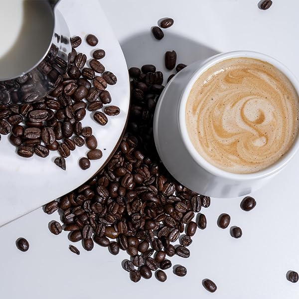 CARIBOU COFFEE, MEDIUM ROAST GROUND COFFEE, 100% ARABICA COFFEE – CARAMEL FLAVORED 66 OUNCES (6 BAGS OF 11 OUNCES)