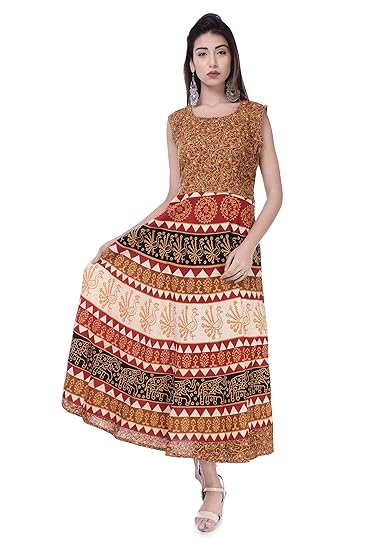 kalamkari maxi dress