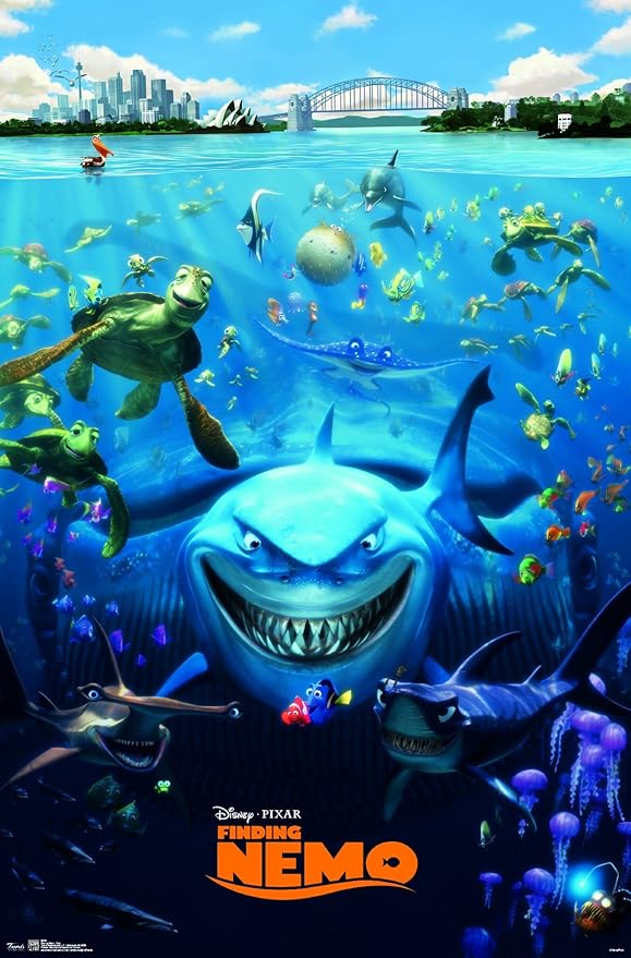 Amazon.com: Trends International Finding Nemo Cast Wall Poster 22.375 ...