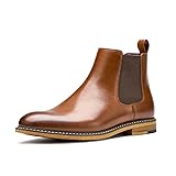 Temeshu Men's Chelsea Boots Casual Dress Boots