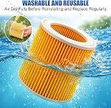 Gekufa Cartridge Filter for Karcher WD A Series 2 Pack 64145520 Compatible view 3