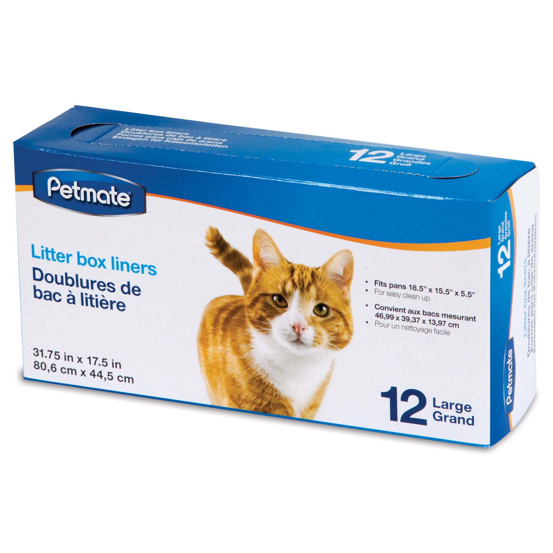 Petmate Litter Pan Liners, Large
