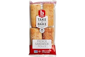 La Brea Bakery Take & Bake French Sandwich Rolls, 4Pk, 12 Oz
