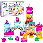 Jelly Blox Classic Castle Set | Includes 45 Pieces | Toddler & Preschool Building Blocks Kids Can Squeeze, Stretch, Squish | 