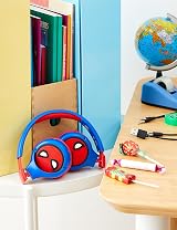 LEXIBOOK Spiderman 2-in-1 Bluetooth Headphones Kids 85dB Foldable HPBT010SP view 2