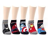Marvel DC Comics Hero Low Cut Ankle No Show Socks