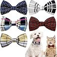 50 Stück Halsband-Schleifen Für Hunde & Katzen – Bunte Schleifen-Anhänger Mit Gummiband