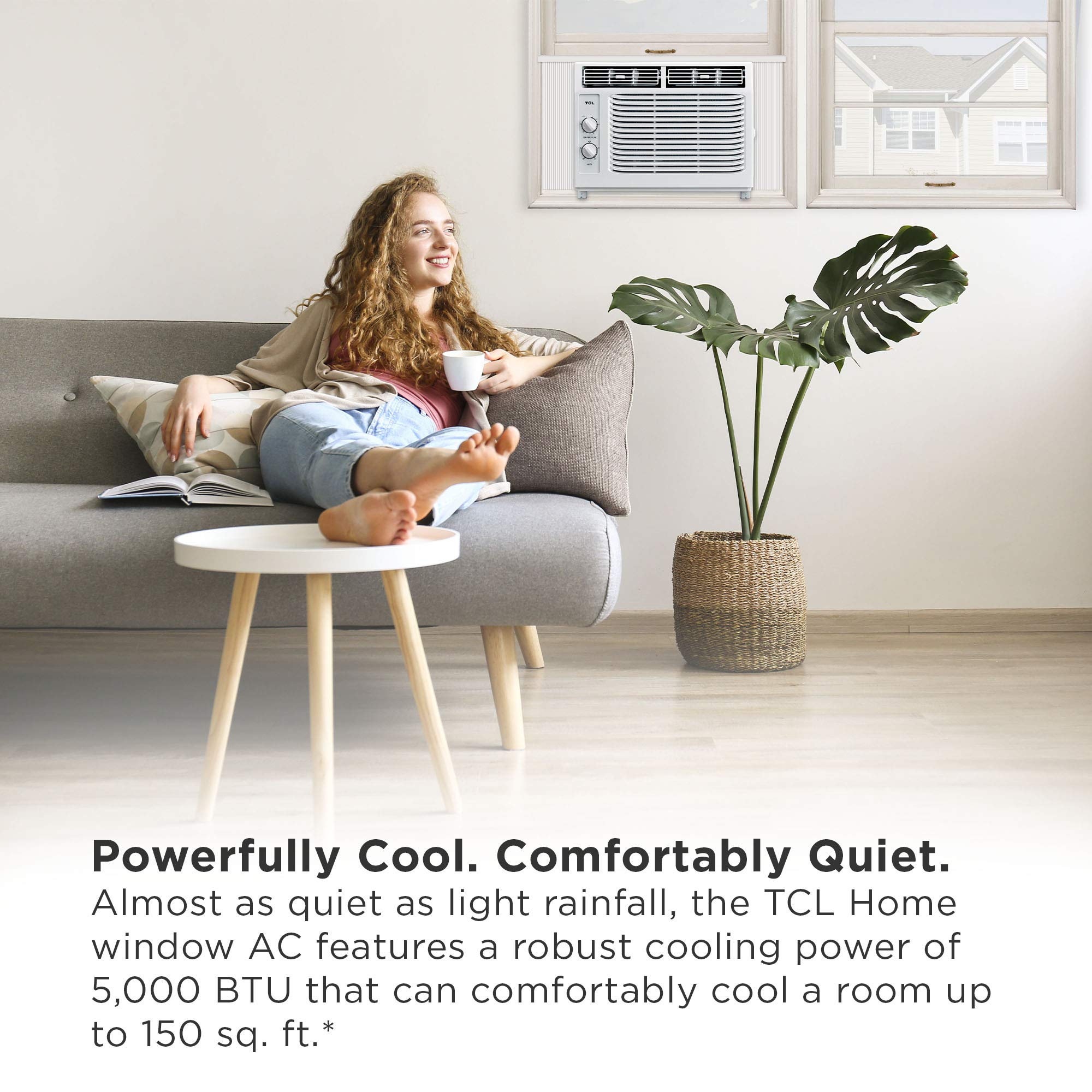 5WR1-A Home Series Window Air Conditioner, 5,000 BTU, White