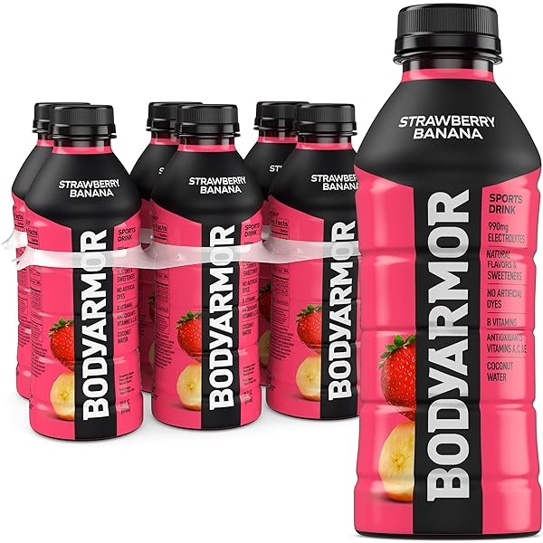 BODYARMOR SPORTS DRINK SPORTS BEVERAGE, STRAWBERRY BANANA, COCONUT...