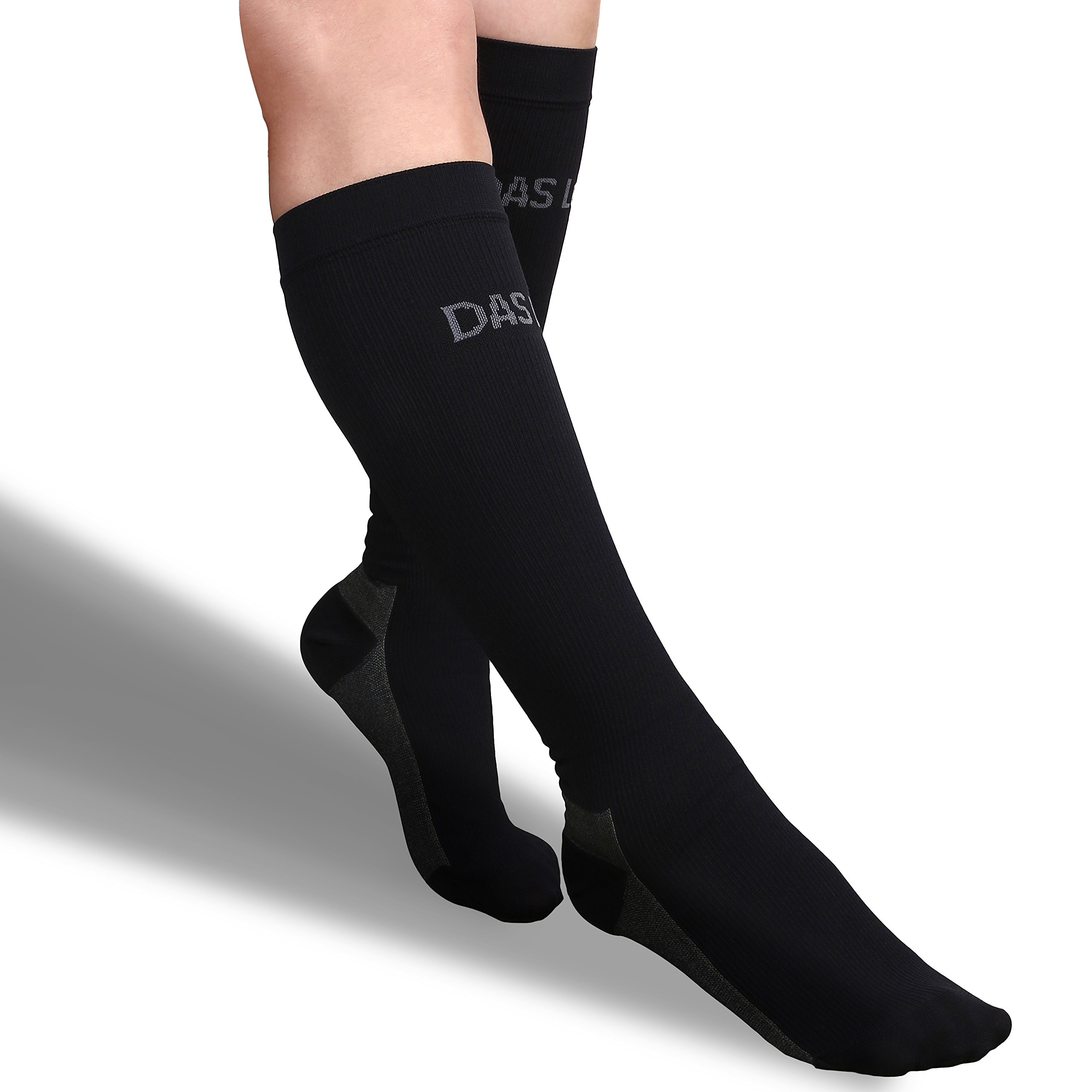DAS Leben Compression Socks Copper Wear Knee High Socks (S/M)