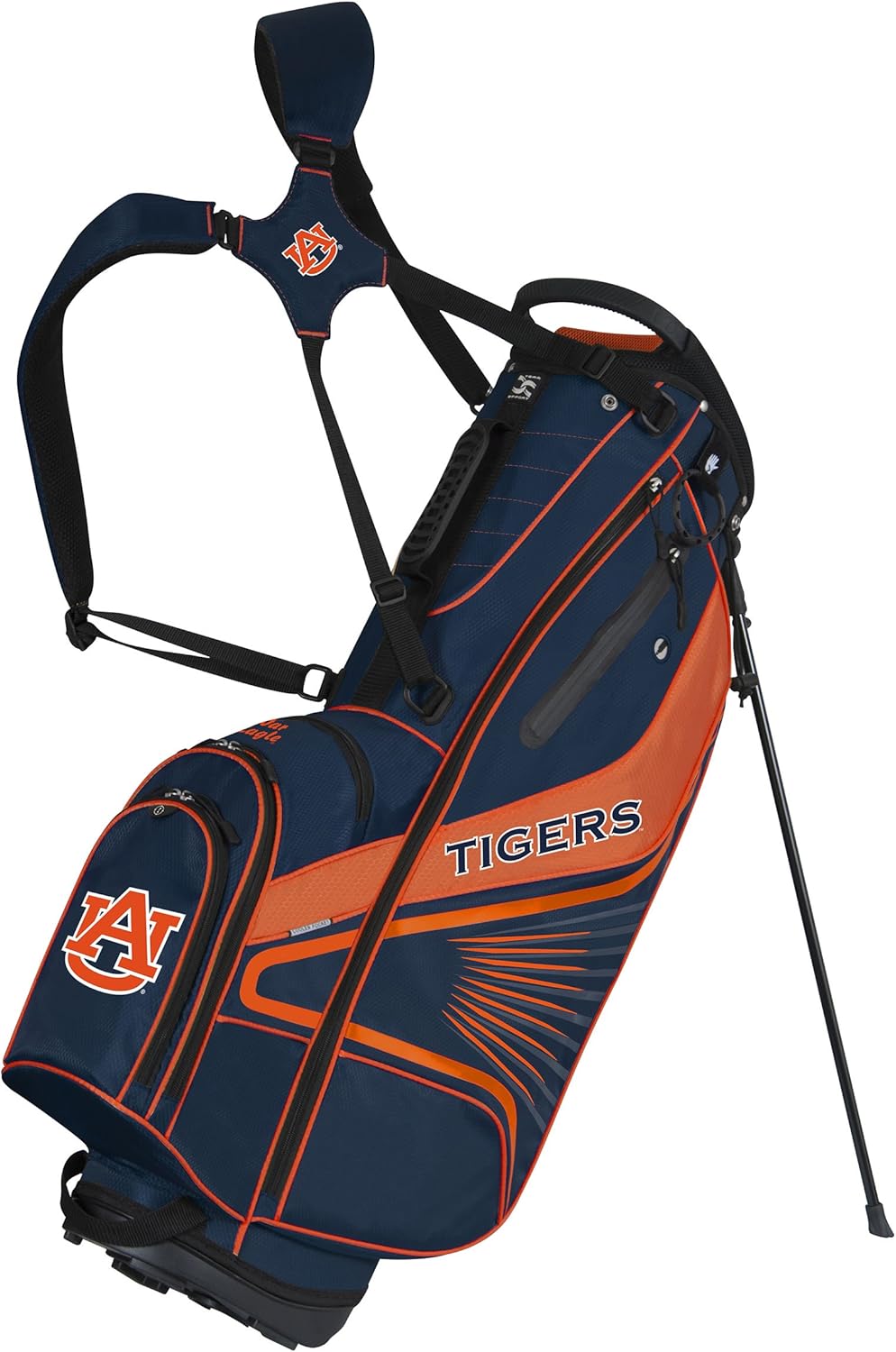 Team Effort Auburn Tigers Gridiron III Stand Bag : Golf Club Bags : Sports & Outdoors