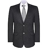 AMY ZHU Men's Knit Stretch Blazer Sport Coat Classic Fit Casual Business Suit Jacket, Regular & Big and Tall Sizes