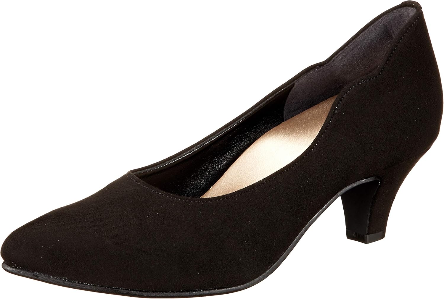 【ヴェリココ】velikoko ラクチンきれいシューズ パンプス M-608 レディース ブラックスエード調