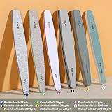 Teenitor 6pc Nail File Set 100/180/240 Grit Buffers Emery Board 1000/4000 Shine view 5