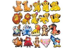 Wlyosvje 20Pcs Cartoon Shoe Charms for Clog Sandals, Cute Shoes Decoration Charms for Teen Adults