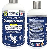 Naka Platinum ConcenTrace, 100% Pure Natural Magnesium Oil from The Great Salt Lake, Made in Canada (355ml (Pack of 1))
