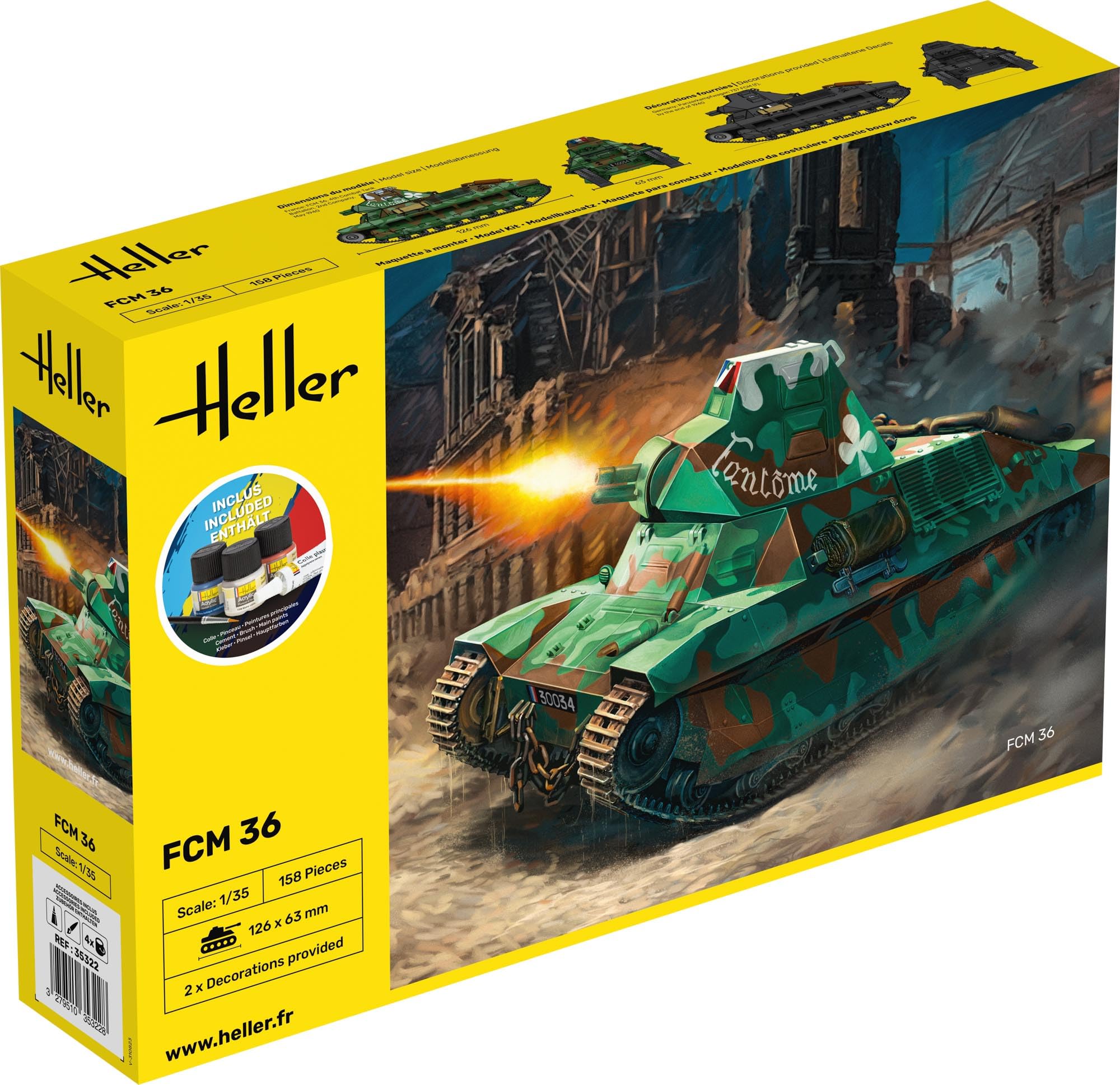 Heller 1:35 Starter Set - FCM36