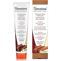 Himalaya Botanique Complete Care Toothpaste, Simply Cinnamon, for Brighter Teeth and Fresh Breath, Natural, Fluoride-Free & S