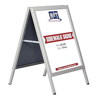 Amazon Com Slide In A Frame Free Standing Business Sidewalk
