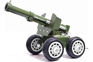 TIETHEKNOT Stainless Steel Mini Cannon Model 24 Inches 13 lbs – A Colossal Firecracker Launcher with Adjustable Angle, Perfect for Celebrations, Outdoor Display, and Collectors’ Showcase