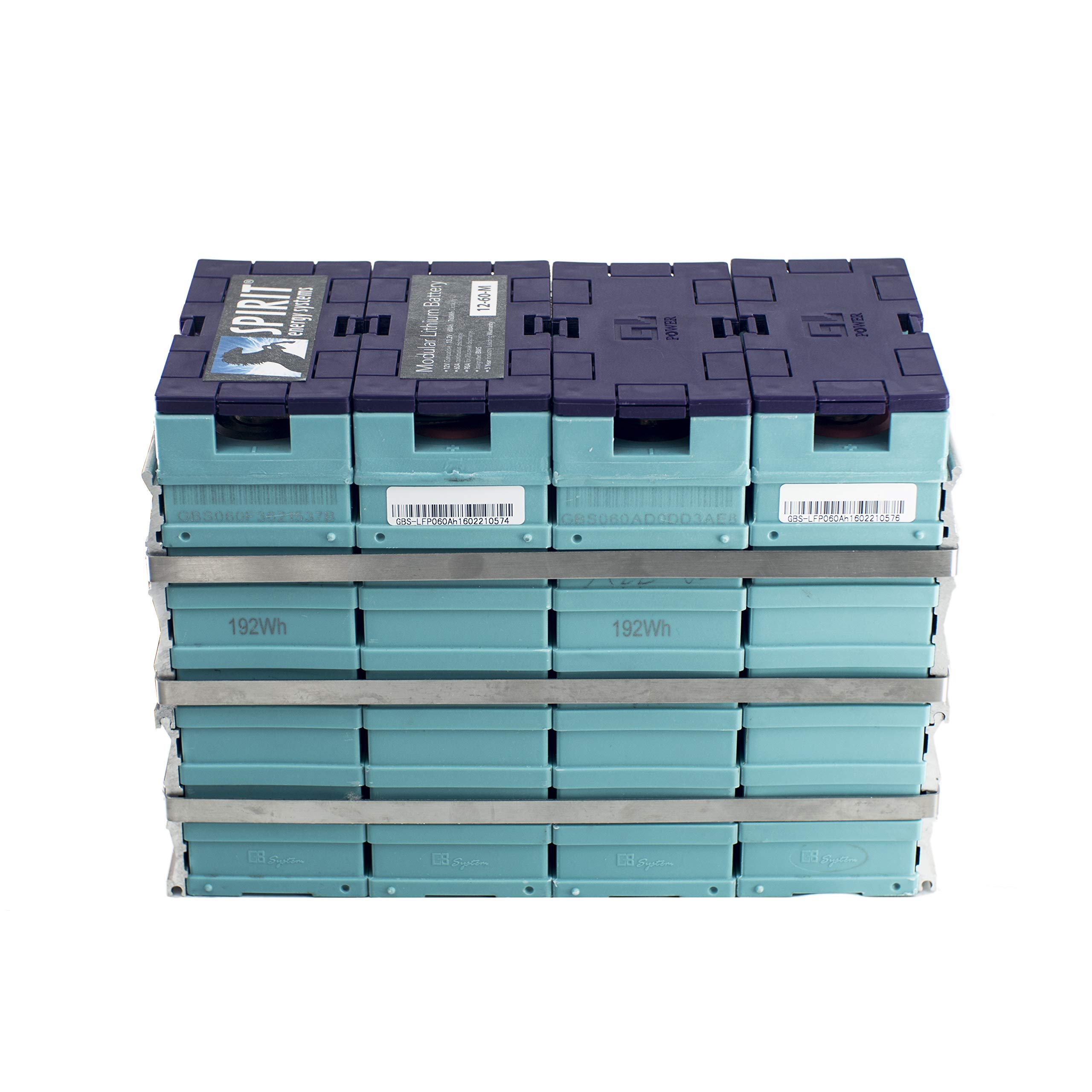 Spirit 12V / 60Ah / 760Wh LiFePO4 Lithium Deep Cycle Battery for Boat, RV, Off-Grid Applications