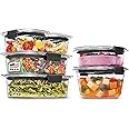 Rubbermaid Brilliance® Round and Rectangular Leak Proof Food Storage Containers, 12 Piece Set