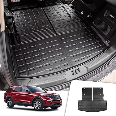 Alfombra WeatherTech Para Toyota Fortuner 2016+Toyota Innova 2021+ Cargo Liner Para El Baúl En Color Negro
